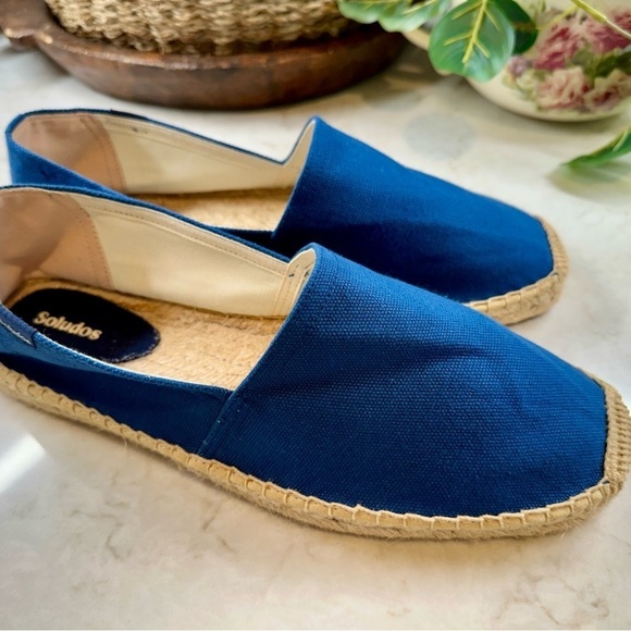 SOLUDOS, MENS ORIGINAL ESPADRILLE IN FRENCH BLUE CANVAS. SIZE 11 1/2 main image 10